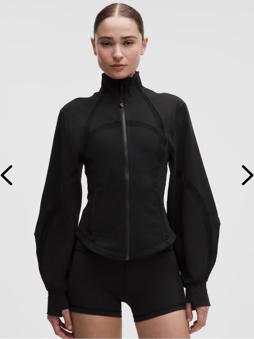 Lululemon Define Corsetry Jacket *Luon, Coal, Size 6